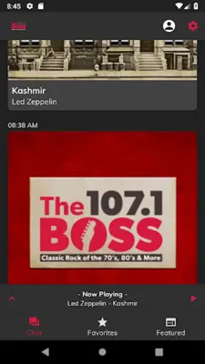 107.1 The Boss android App screenshot 1