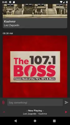 107.1 The Boss android App screenshot 2